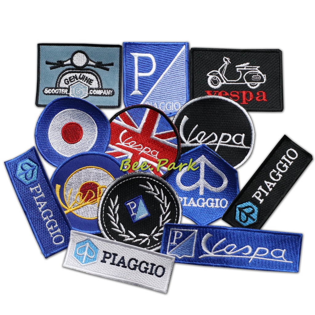 Patch Bordir Jahit Emblem Vespa Murah Berkualitas