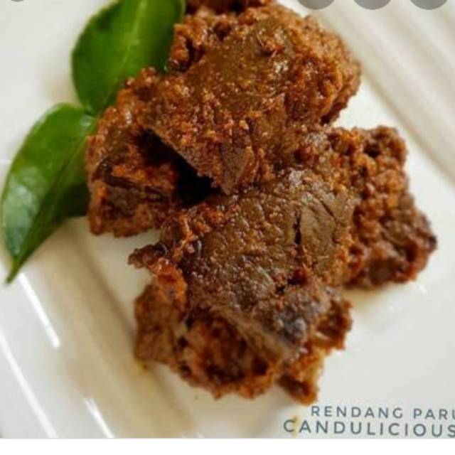 

Rendang paru sapi @300 gram