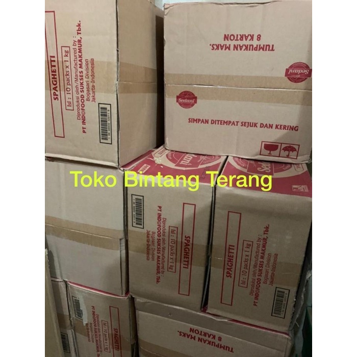 Spaghetti Sedani 1 dus berkualitas isi 10x 1 kg