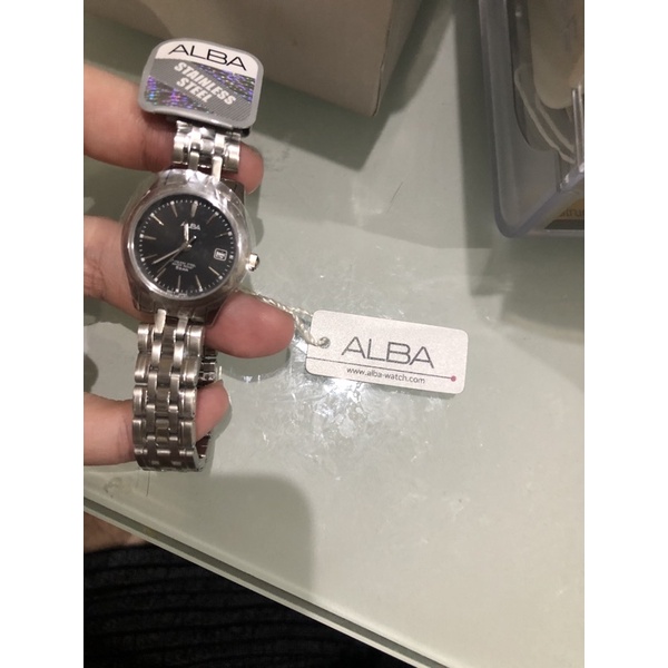 Jam Tangan Wanita Alba FASHION Quartz Stainless SteelAXT859X1 Original