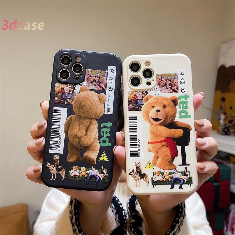 Casing Soft Case  Cheap Teddy Bear Xiaomi Redmi 9 9C NFC 9A 9i 9T 9AT 9 PRO Power 10X POCO C3 M2 PRO Redmi Note 9 8 10 10S 9 PRO MAX 9S Xiaomi Redmi POCO X3 NFC X3 PRO M3 A16 A7 A5S A15 Y12 Y20 Phone Case