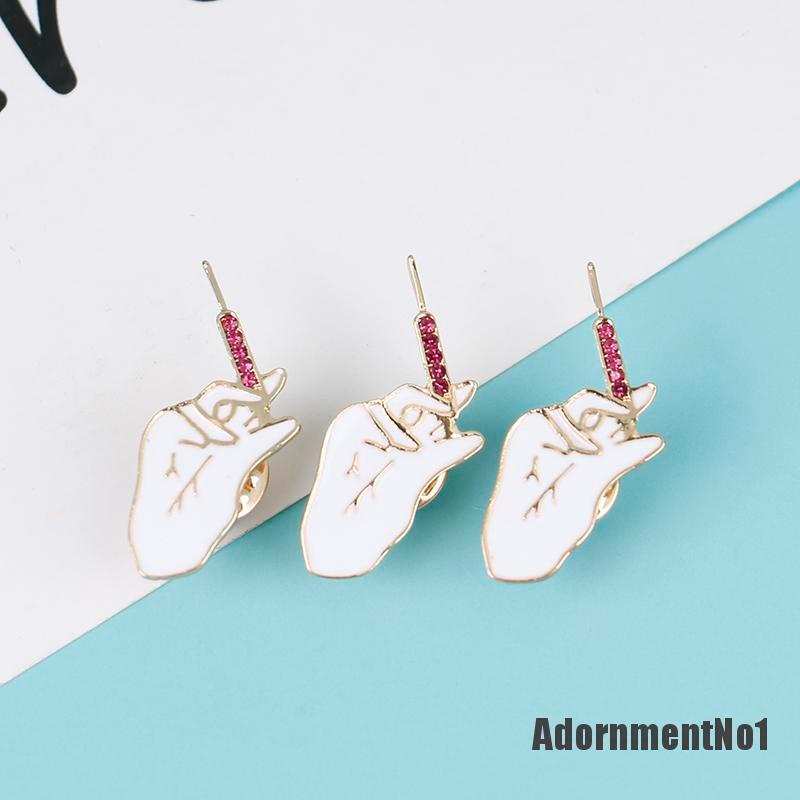 (Adornmentno1) Bros Pin Enamel Bentuk Jarum Suntik Warna Putih Untuk Wanita