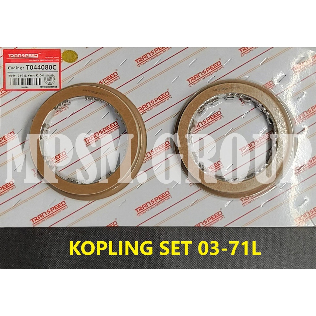 KAMPAS KOPLING SET AW03-71/72 INNOVA BENSIN/KIJANG KAPSUL LGX/CROWN 2.0CC TRANSMISI MOBIL MATIC