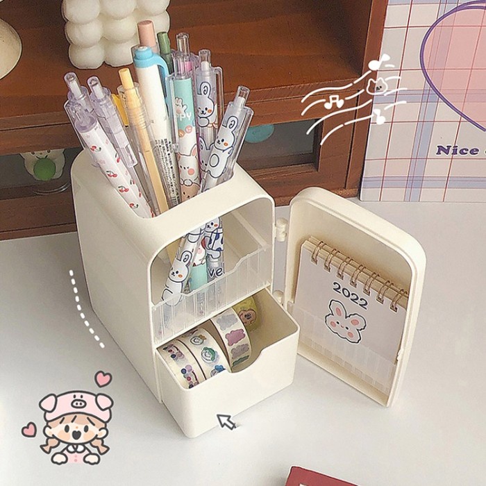 

Terlaris Kotak Wadah Tempat Penyimpanan Pensil Alat Tulis Bentuk Kulkas Hemat