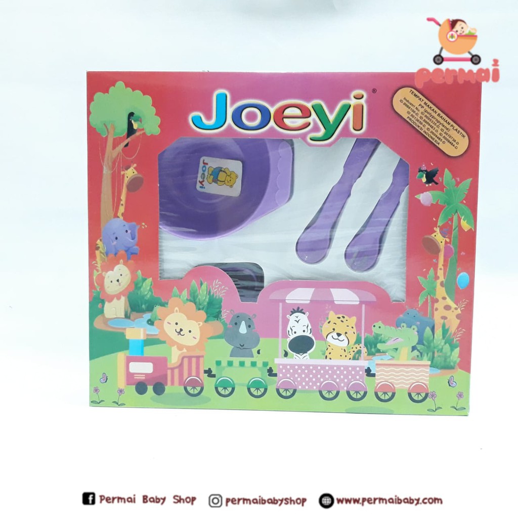 Promo !! JOEYI-FEEDING SET TEMPAT MAKAN BAYI MURAH UKURAN KECIL