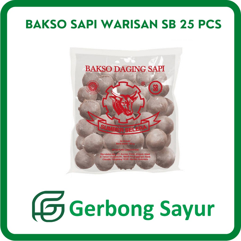 Jual Frozen Food Bakso Sapi Warisan Sb Isi 25 Pcs Indonesia Shopee