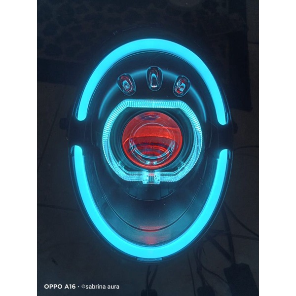 projector scoopy 2018 scoopy donat lampu depan scoopy