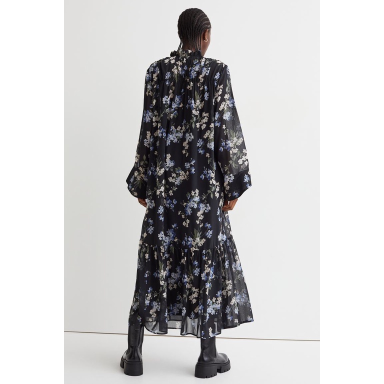 3267 - Maxi Dress HM Long Chiffon Dress (INCLUDE INNER)-7