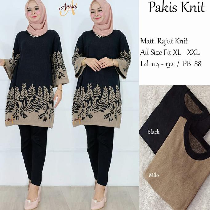 TUNIK PAKIS KNIT RAJUT IMPORT PREMIUM DRESS XXL TERLARIS NEW AGUSTUS