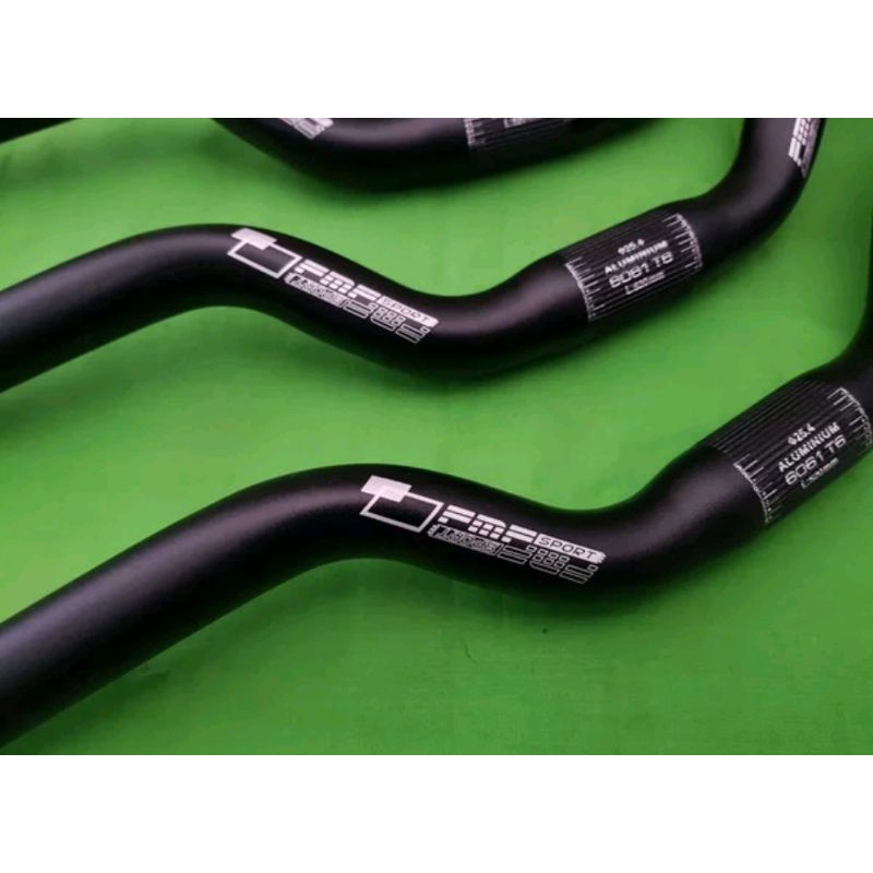 Stang handlebar FMF mid rise riser 25.4mm x 520mm bahan alloy alumunium sepeda mtb seli lipat federal folding bike