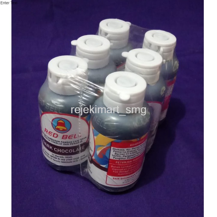 

PROMO NIH!!! PERISA DAN PEWARNA MAKANAN [ RASA DARK CHOCOLATE ] REDBELL 55 ml