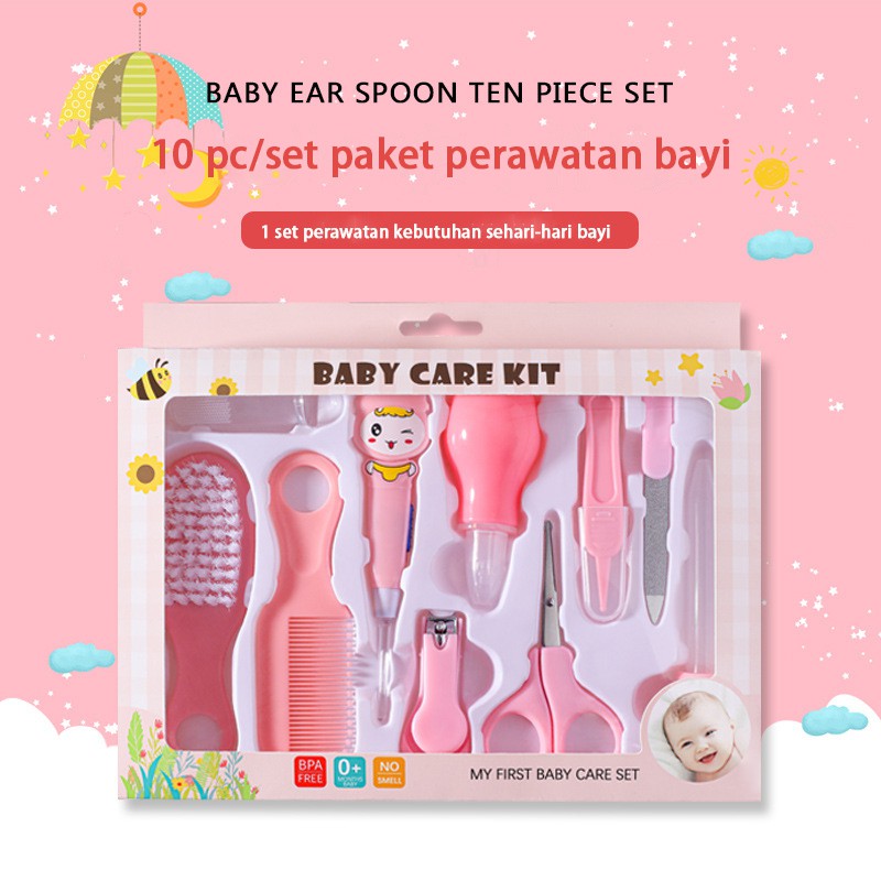 HIPPO LAND Baby Care kit set 10in1 6in1 / Baby Gift Set terbaik 201/202