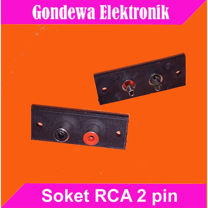 Soket RCA 2 pin