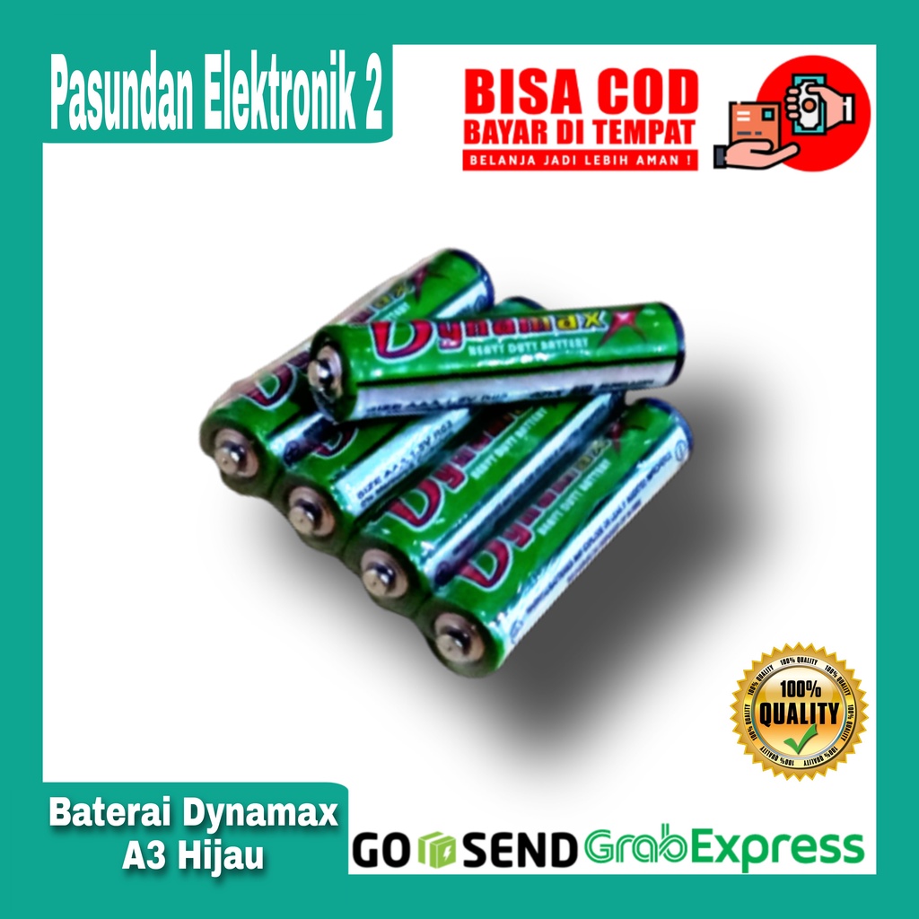 Baterai Dynamax A3 Hijau perpcs