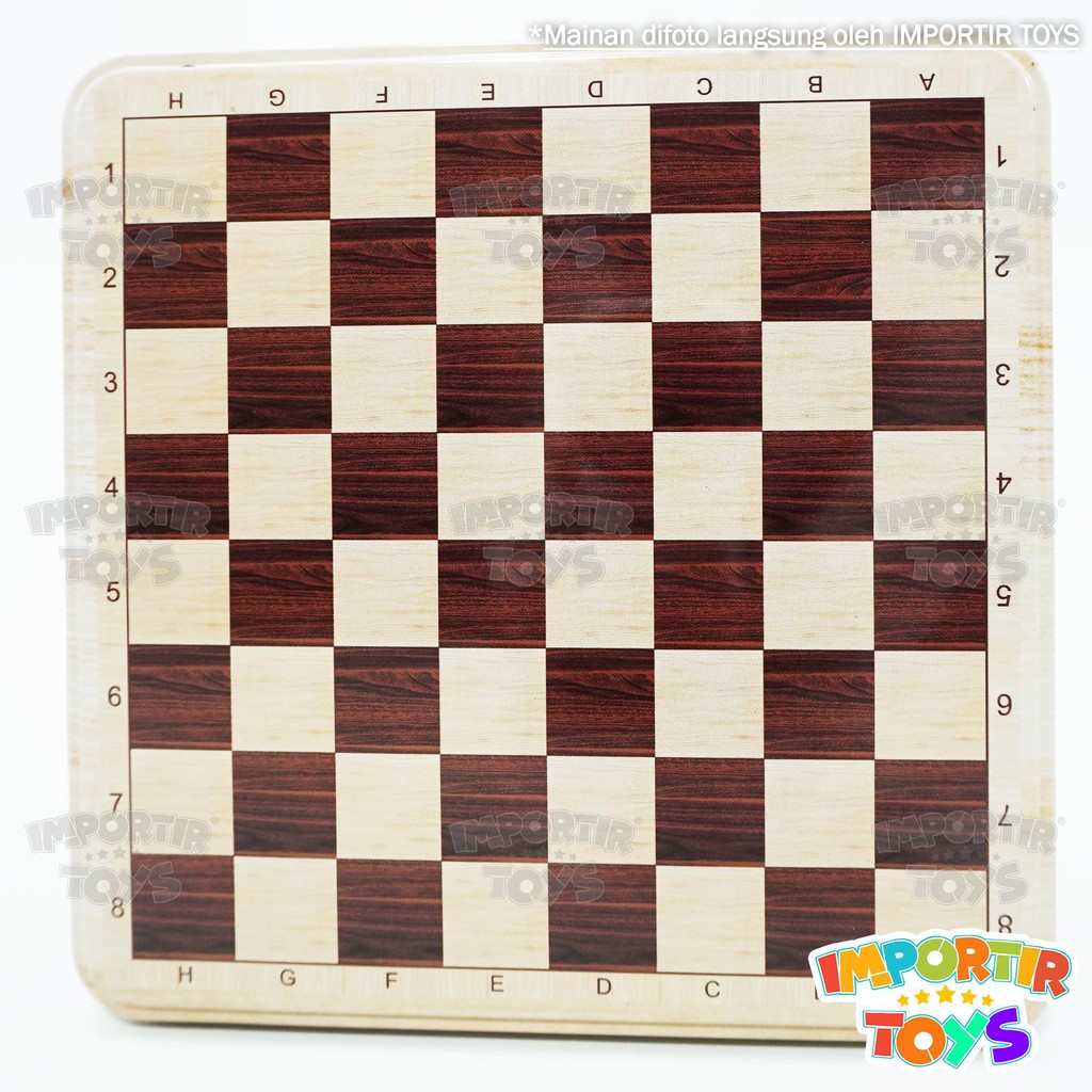 Mainan Papan Catur dan Ludo 2 in 1 Lengkap Magnet Keren Berkualitas