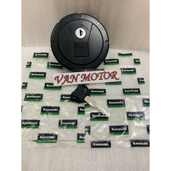 TUTUP TANGKI TANK KLX 150 KLX BF KLX DT D TACKER D TREKER KAWASAKI ORI ASLI