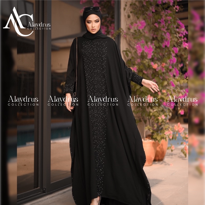Abaya Gamis Maxi Dress Arab Saudi Bordir Zephy Turki 871