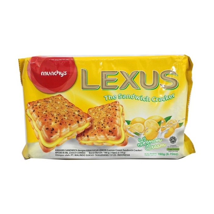 LEXUS SANDWICH 190gr LEMON