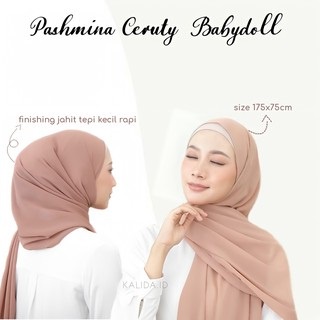 Pashmina Ceruty Baby Doll Premium Non Label