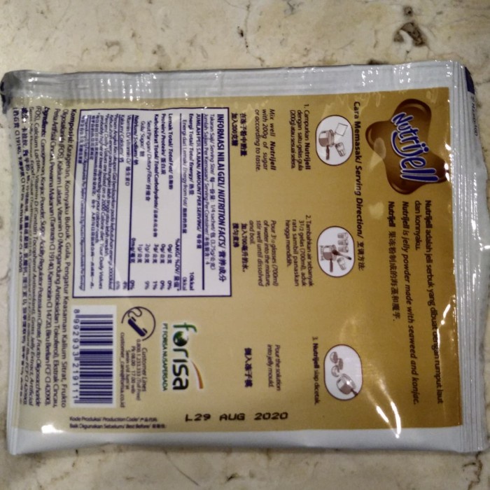 

Gg01Hh Nutrijel Jelly Powder - 15 Gram - Stroberi Ds01Gkk