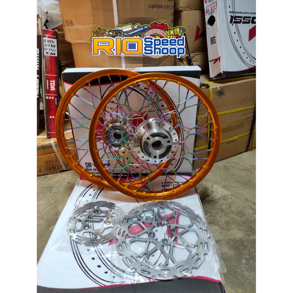 Velg Satria Fu 150 Jari Jari Stell Kepang Kembang