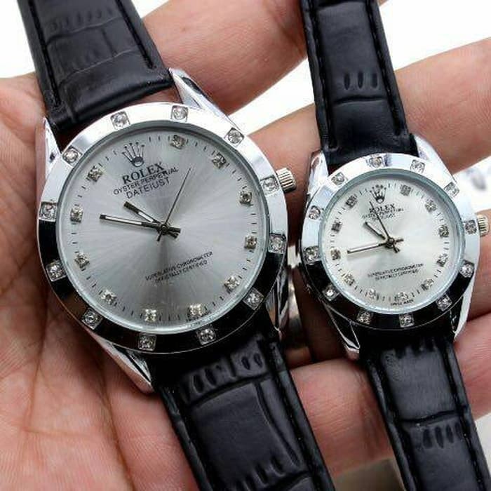 JAM TANGAN ROLEX COUPLE KULIT Buruan