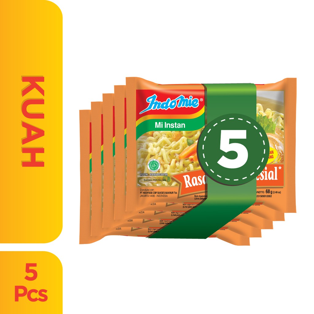 

PROMO 5 PCS - INDOMIE KUAH AYAM SPESIAL TERMURAH