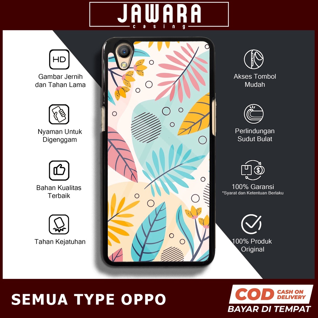 Case Oppo A37 A37F Neo 9 Case Hp Oppo A37 A37F Neo 9 Premium Glossy Jawara Casing [FLWR] Casing Hp O