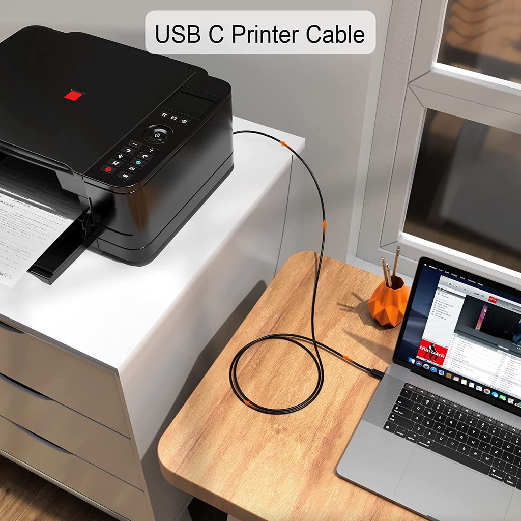 TYPE-C (USB C) To Printer-1.5Meter (Aisen)