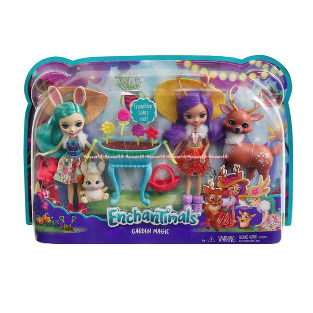 Enchantimals Garden Magic Doll Play Set Mainan Boneka Bertema Berkebun