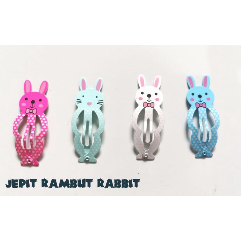 2pc Jepit Rambut Poni Anak Motif Anti Karat / Aksesoris Rambut Anak