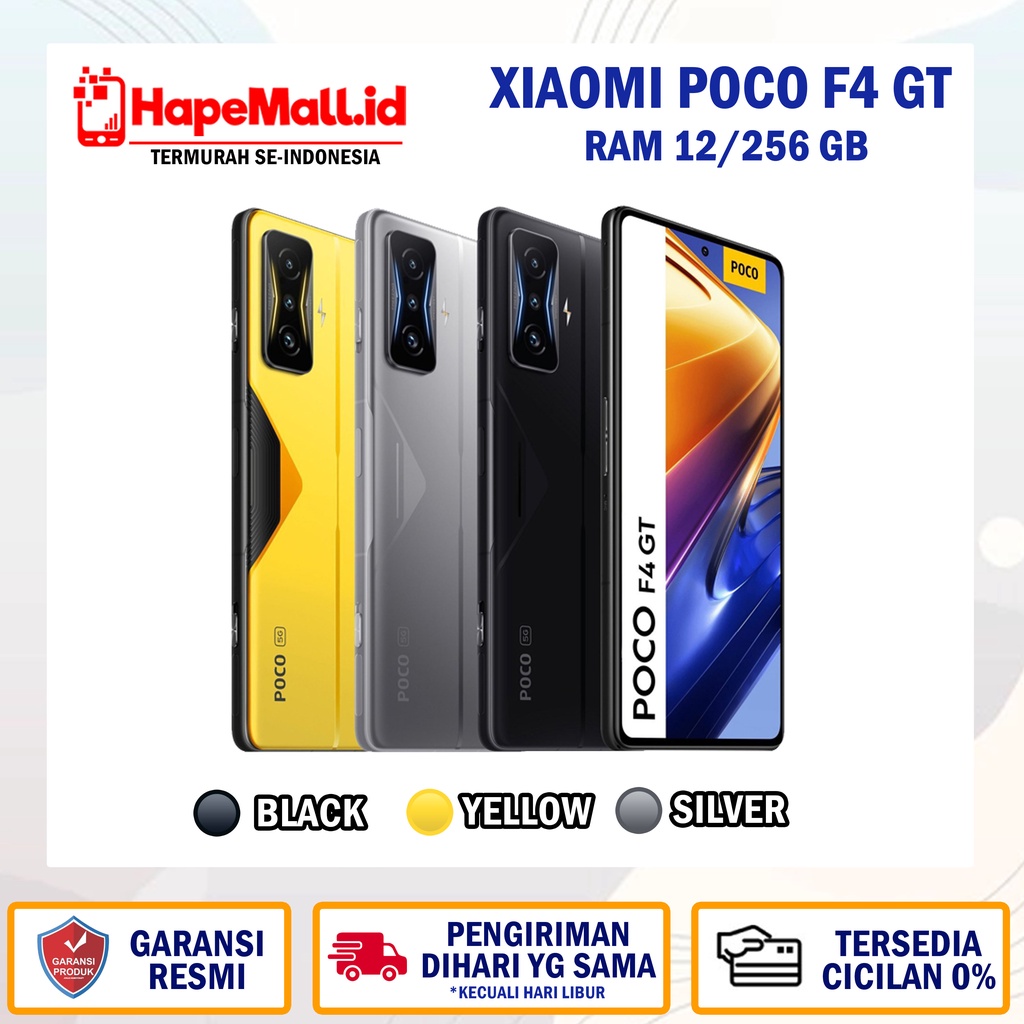 XIAOMI POCO F4 GT RAM 12/256 GARANSI RESMI TERMURAH