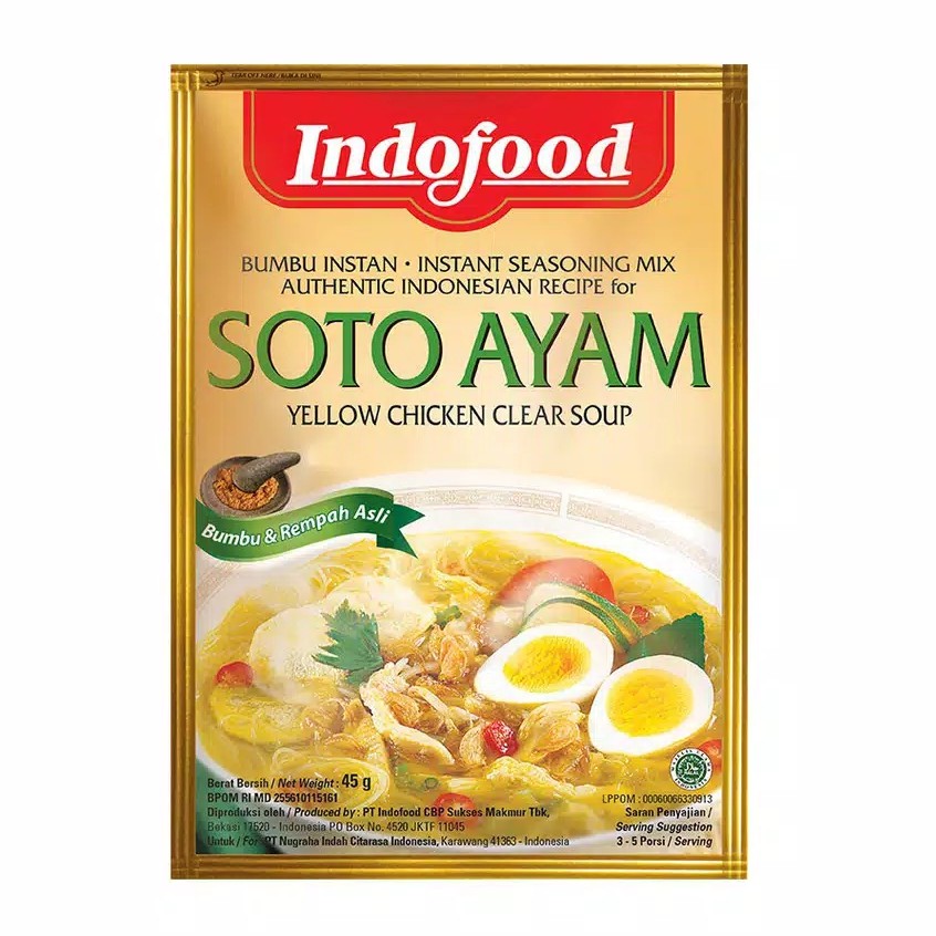 

Indofood Bumbu Soto Ayam 45 gr