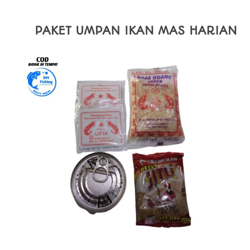 PAKET UMPAN IKAN MAS HARIAN