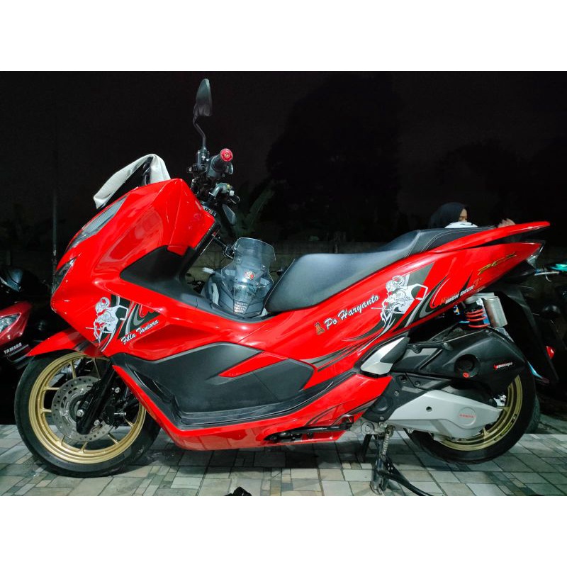 Jual Striping Pcx 150 Transparan Custom Livery Bus Po Haryanto | Shopee