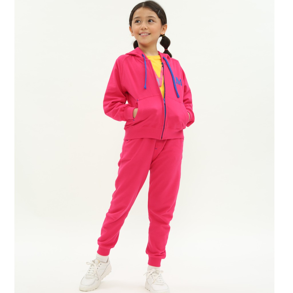 MYLK By Rafathar   Hoodie Set + Jogger Pink