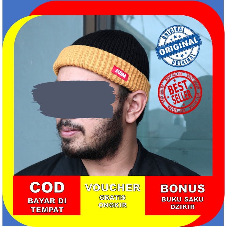 PECI BEANIE KUPLUK ROSAL ORIGINAL PREMIUM MURAH | SONGKOK PRIA MUSLIM | PECI PECI HANAN ATTAKI