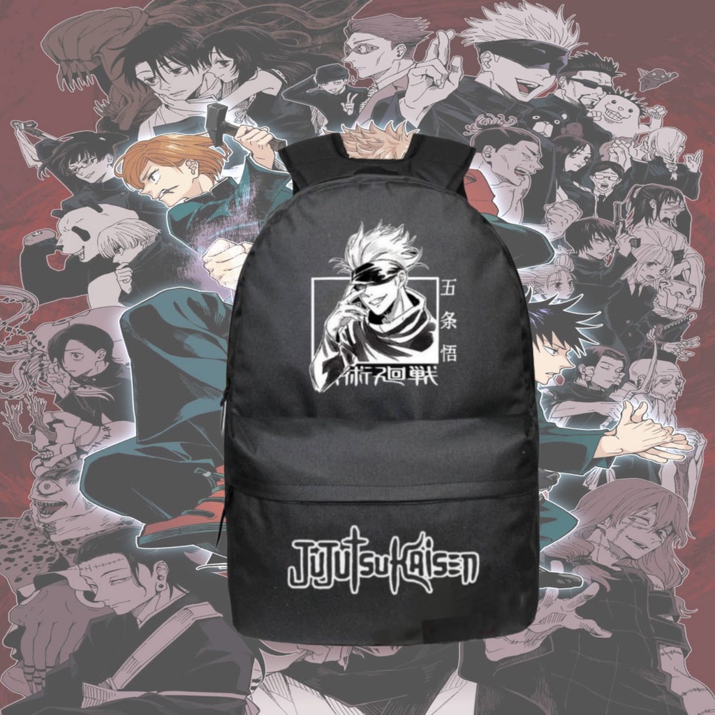 tas ransel anime tas sekolah tas backpack tas punggung jujutsu kaisen