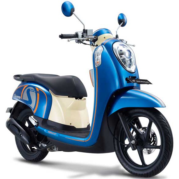 Sayap Honda Scoopy FI Warna Biru Tahun 2015