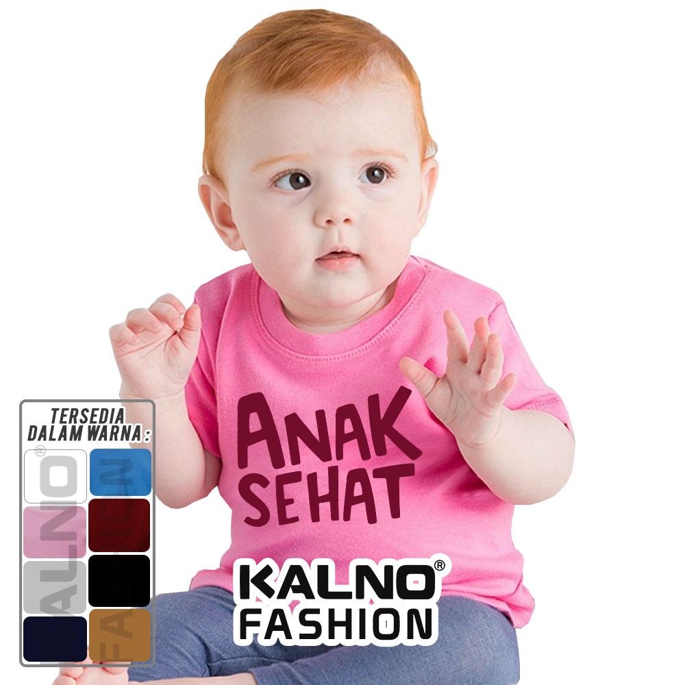 Baju Anak Print anak sehat 705 - Anak Anak Umur 1 -  7 Tahun Ukuran S M L XL Bahan Katun polyester