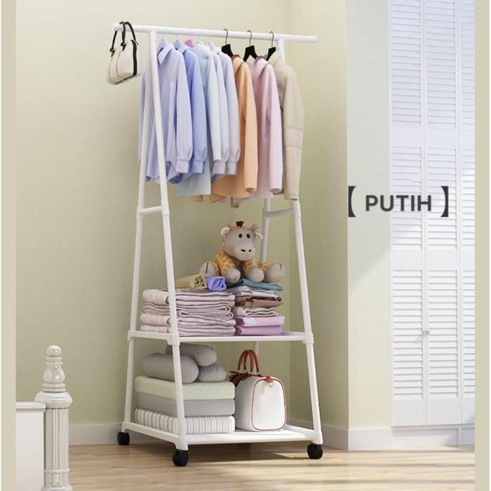 Hanger | Triangle Stand Hanger - Putih