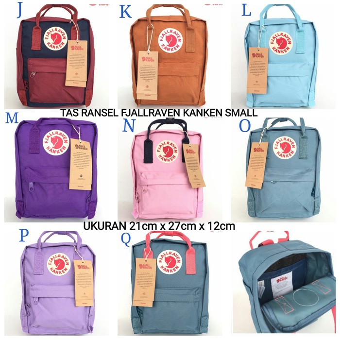 ukuran tas kanken classic