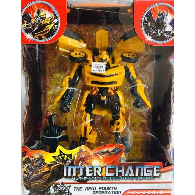 MAINAN ROBOT SUPER CHANGER BUMBLEBEE 24cm ROBOT MAINAN ROBOT SUPER CHANGER BUMBLEBEE 24cm ROBOT