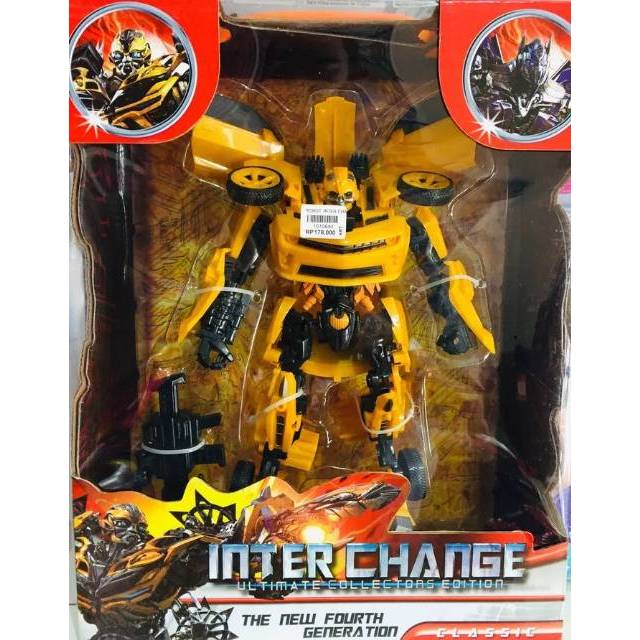  MAINAN  ROBOT SUPER CHANGER BUMBLEBEE  24cm ROBOT 