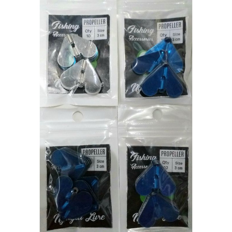 10 pcs propeller buzzbait 3 cm