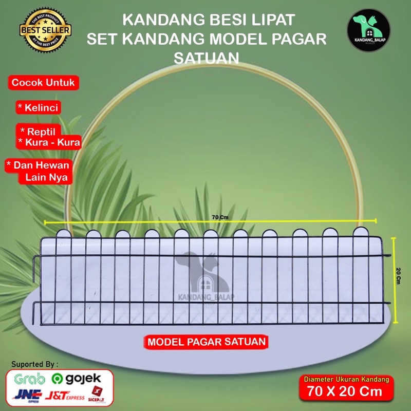 Promo PAGAR KURA KURA 1 PCS / KANDANG KURA TORTO SULCATA Termurah