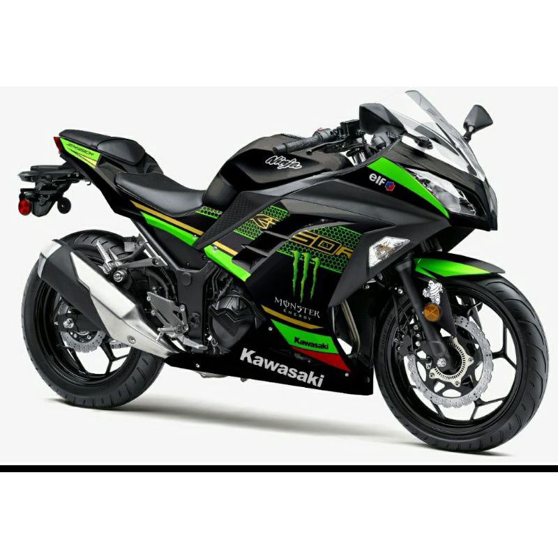 striping ninja 250 fi monter / stiker variasi ninja 250fi / stiping ninja monster / stiker ninja 250