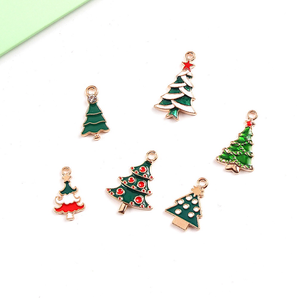 [ 51 Pcs  Mixed Styles  Chirstmas  Xmas Alloy Metal  DIY Charms Pendants  DIY Making Accessories ]