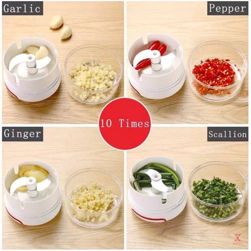 [FREE BUBLE] MINI FOOD CHOPPER / BLENDER TARIK TANGAN MANUAL / SPEEDY CHOPPER / ALAT BLENDER BAWANG