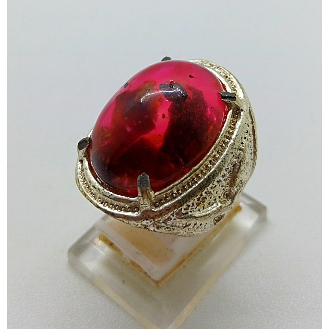 Cincin Batu Getah Katilayu Merah